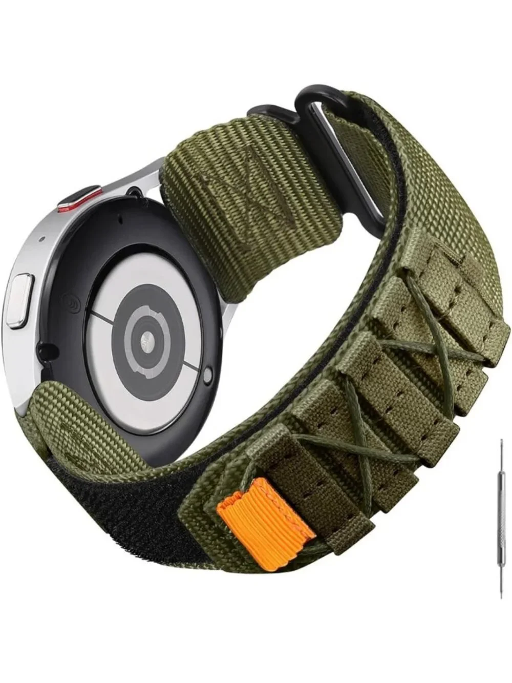 Durable Nylon Sport Watch Band 20mm/22mm Quick Release Strap for Big Wrists - 5